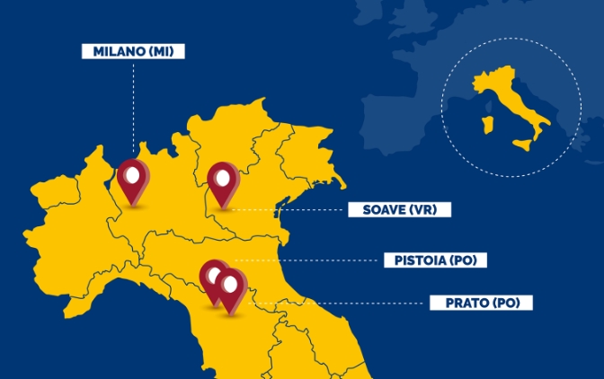 Hub di noleggio Fraikin in Italia - Bommartini Autotrasporti